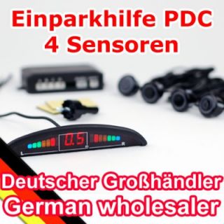 LED Einparkhilfe Parksensor Rückfahrhilfe E8 CE schwarz