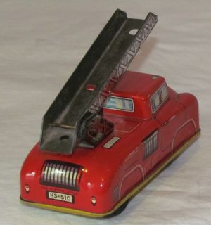 Blechspielzeug Feuerwehr aus Sammlungsauflösung