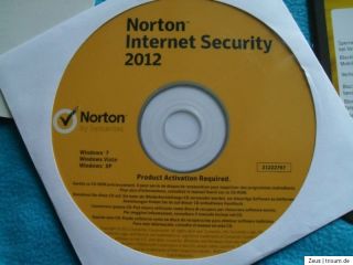 Symantec Norton Internet Security 2012/2013 3 PC User Vollversion