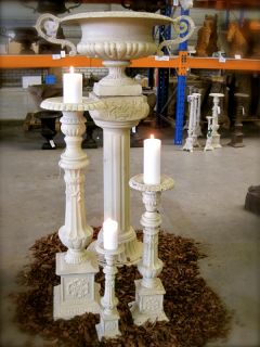 Kerzenleuchter viktorianisch, große Kerzenhalter im Set