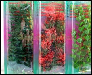 4x Wasserpflanzen Kunststoff Aquarium Pflanzen 28   32 cm SPARSET 3