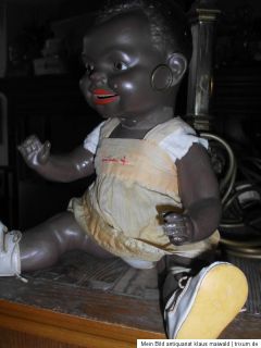 Braune Heubach Baby Puppe 418 . 30 mit Ohrringen