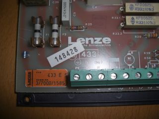 LENZE Motor Control DC Drive PCB Typ 433