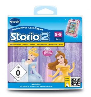 VTech Storio 2 Lernspiel Disney Prinzessinnen 80 230204 Lernspielzeug