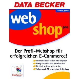 Webshop Pro, CD ROM Der Profi Webshop für erfolgreichen E Commerce