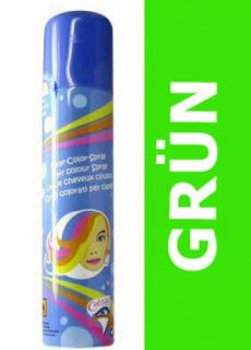 Farbiges Haarspray grün Colorspray Haar Spray