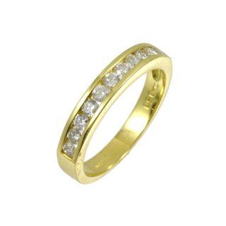 Damen Ring 9 Karat (375) Gelbgold Gr. 62 (19.7) 3 Diamanten PR6007EMO