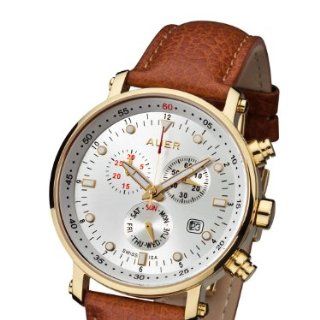 Urs Auer ZU 611 Classic Gold Chronograph für Ihn SWISS ISA