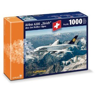 Puzzle Lufthansa Airbus A 380 Zürich, 1000 Teile 