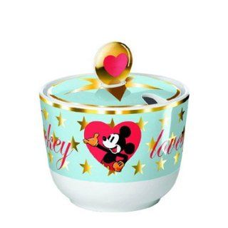Disney Mickey Mouse   Zuckerdose aus Porzellan Walk of Fame Reihe
