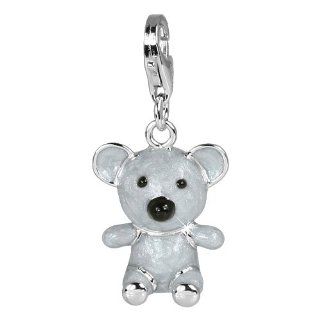 SilberDream Koala Emaille Charm 925 Sterling Silber Charms Anhänger