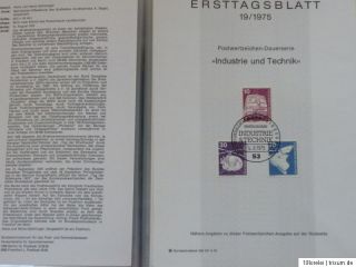 Ersttagsblätter 1974 bis 2001 in 19 KOBRA Alben   ETB   Ersttagsblatt