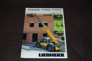 Datenblatt Technische Beschreibung Liebherr Turmdrehkran 185 HC von 04/1988 