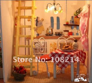 Puppenhaus zum Selbstaufbau ***inkl. Möbel und Licht*** NEU und OVP