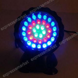36 LED Bunte Teich Strahler Beleuchtung Lampe wie Video 4 Farben 8