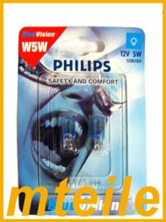 Philips BlueVision Smart fortwo 451 forfour 454 W5W