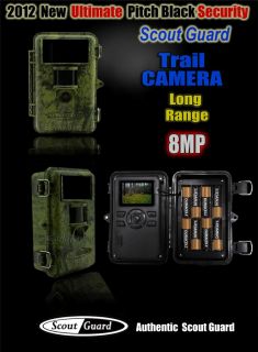 2013 New BLACK FLASH ScoutGuard SG560K 8M 8MP Long Range Scout Hunting