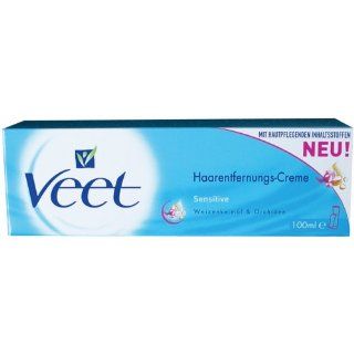 Veet 39969 Haarentfernungscreme Sensitive 100ml Drogerie