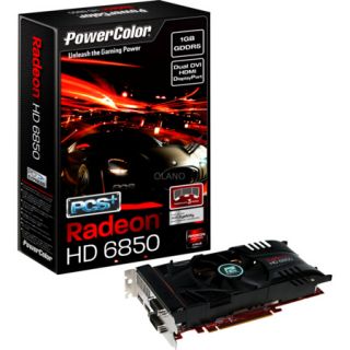 PowerColor HD6850 PCS+ PCIe AMD Grafikkarte 1024MB GDDR5