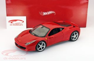 Ferrari 458 Italia rot / red 118 HotWheels