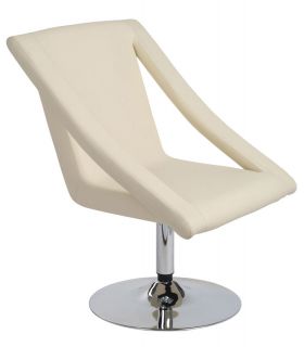 Relaxsessel Sessel Loungesessel schwarz,rot,weiß/creme