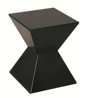 Beistelltisch Nachttisch Tisch Edge hochglanz schwarz
