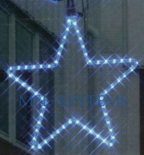 Lichterkette System Stern LED blau Lichterschlauch