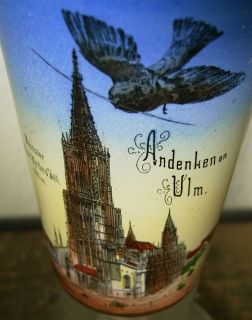 altes Andenkenglas Ulm Ulmer Münster Ulmer Spatz *
