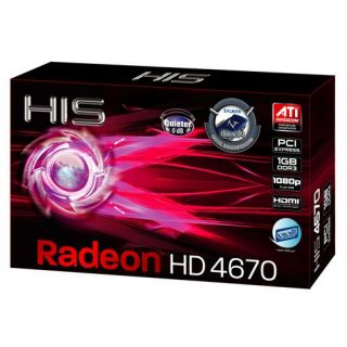 HIS Radeon HD 4670 IceQ H467QS1GHA   Grafikkarte AGP 10
