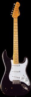 Vintage Icon, V6 MRBK Blacknblues, E Gitarre, Stratocaster, Road