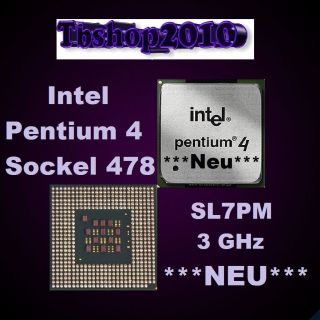 Neu* INTEL PENTIUM 4 3GHz/1M/800FS SL7PM SOCKEL478 HT