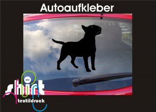 483  Bull Terrier Hund Dog Auto Aufkleber für Auto, Laptop, Möbel
