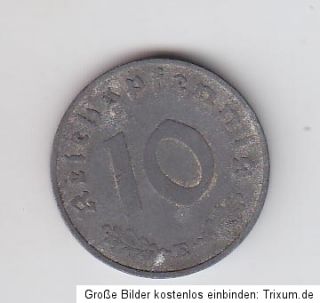 Germany 3. Reich 10 Reichspfennig Pfennig 1940 E (Zk) SS