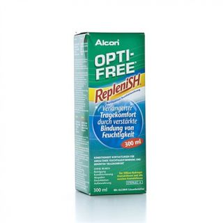 Opti Free RepleniSH 4x300ml inkl. 4 Behälter PFLEGEMITTEL NEU