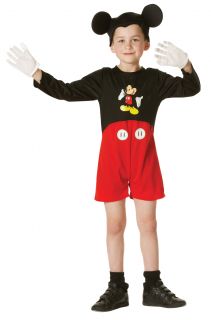 Kinder Jungen Kostüm Klassische Micky Maus Disney Lizenziert Outfit