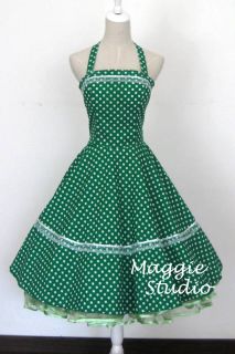 50er Jahre Tanz Kleid z. Petticoat Rockabilly +SOFORT+