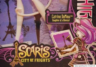 Monster High Catrine DeMew Scaris Y7295 City of Frights