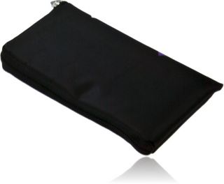 Soft Case Handyetui Handytasche   mit Reißverschluss   schwarz mit