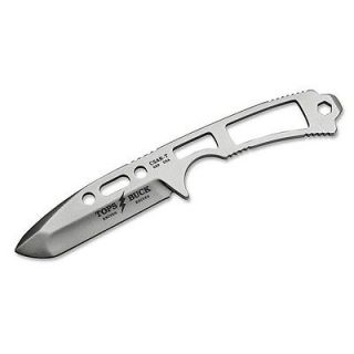 rostfreies Einhand Messer TOPS Buck Neck Knife CSAR Stahl 420HC