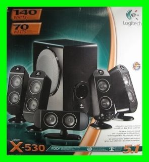 Logitech X 530 Soundsystem 5.1 Sound System Lautsprecher