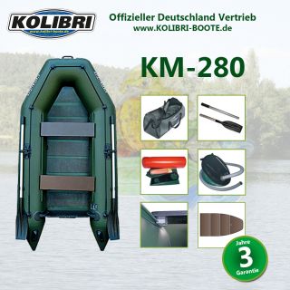 KOLIBRI, KM 280, Schlauchboot, Motorboot, Angelboot, Futterboot