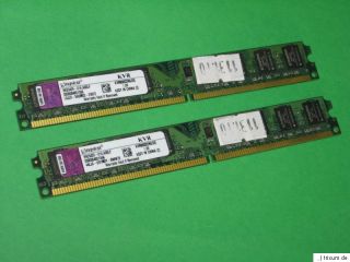 Kingston 4GB(2x2GB)DDR2 PC2 6400 800MHz Computer Speicher KIT