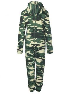 33S Damen Overall Armee Camouflage Tarnfarbe One in All Jumpsuit