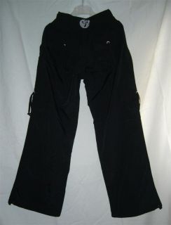 ZUMBA Cargo Pants Hose Größe L in komplett schwarz Neu mit Etikett