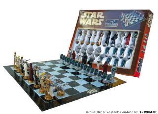 Star Wars CLONE Wars Chess Figuren Schach Spiel Brett