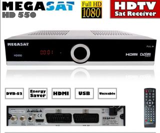 MEGASAT HD 550 Digitaler HDTV Sat Receiver, Unicable tauglich, USB
