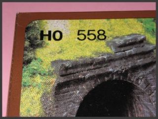 FALLER 558 Tunnelportal mit Mauerplate für Dampflok H0
