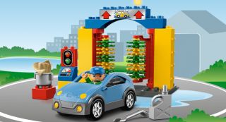 Lego Duplo Ville Autowaschanlage Fahrzeug Figur Waschanlage Auto Stadt