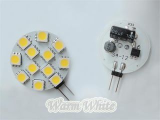 G4 LED Stiftsockel Lampe 12 SMD 5050 Chip Warmweiss DC&AC 10 30V