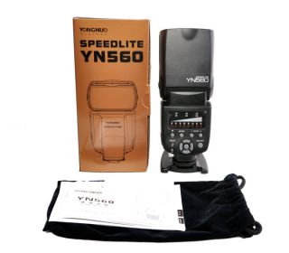Yongnuo YN560 Blitz Blitzgerät Für Canon 5DII 7D 450D 500D